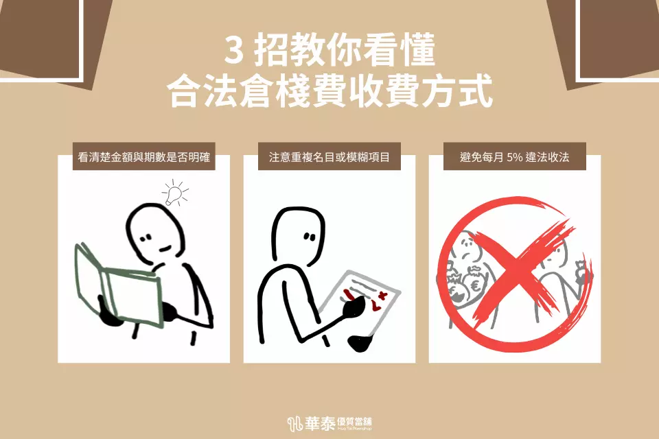 合法倉棧費計算方式-新竹華泰當舖