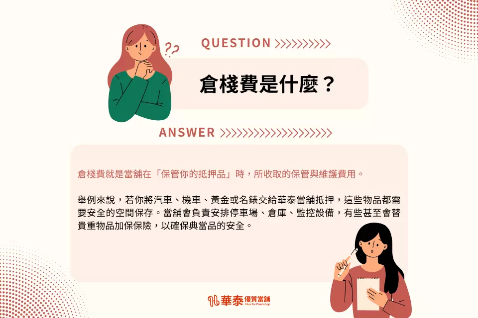 什麼是倉棧費